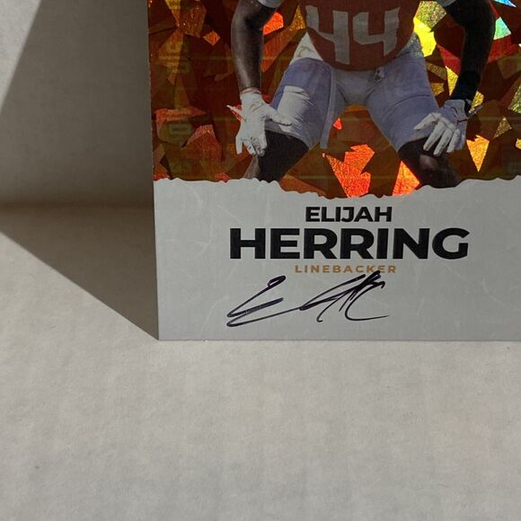 Tennessee football: Elijah Herring says why he signed with Vols ELIJAH HERRING AUTO 269/300 2023 ONIT TN VOLS SIGNATURE